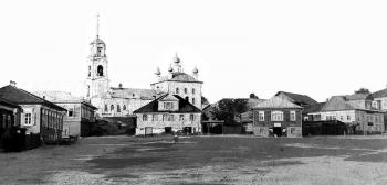 Торговая площадь Кологрива в начале ХХ века